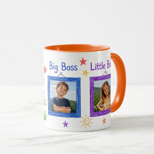 Lustiger Rentner-Becher mit Enkelkindern (Anpassba Tasse (VorderseiteRechts)