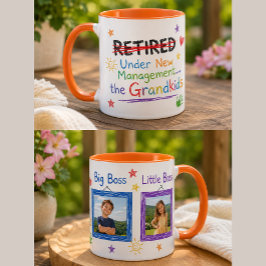 Lustiger Rentner-Becher mit Enkelkindern (Anpassba Tasse