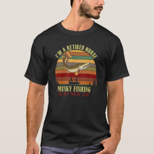 Lustiger Rentner-Krankenschwester Neuer Job Musky- T-Shirt