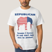 Lustiger Republikaner T-Shirt (Vorderseite)