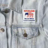 Lustiger Republikaner - Wohlfahrt Button (Beispiel)