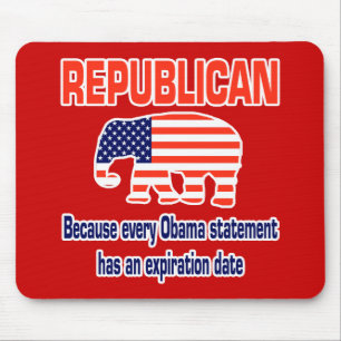 Lustiger republikanischer Obama Mousepad