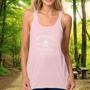Lustiger Retro-Camping-Trip-Campfire mit individue Tank Top
