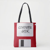 Lustiger Retro Computer-Aussenseiter Tasche (Vorderseite)
