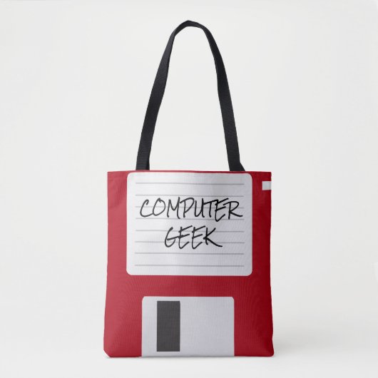 Lustiger Retro Computer-Aussenseiter Tasche (Vorderseite)