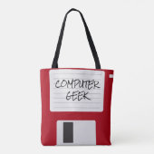 Lustiger Retro Computer-Aussenseiter Tasche (Rückseite)