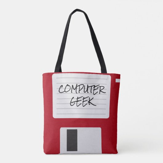 Lustiger Retro Computer-Aussenseiter Tasche (Rückseite)