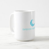 Lustiger Retro-Computer-Design für den Schlafmodus Kaffeetasse (Vorderseite Links)