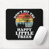 Lustiger Retro-Disc-Golf-Golfer Frisbee-Liebhaber Mousepad (Mit Mouse)