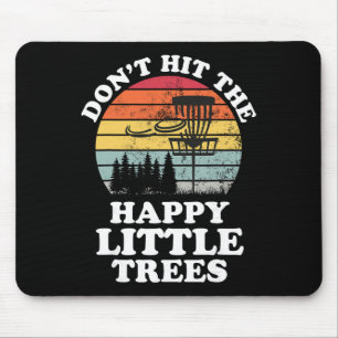 Lustiger Retro-Disc-Golf-Golfer Frisbee-Liebhaber Mousepad
