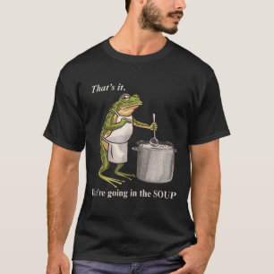 Lustiger Retro-Frosch Das wars Du kommst in die So T-Shirt