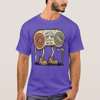 Lustiger Retro-Gamer 80er 90er Gaming-Nostalgie-Vi T-Shirt