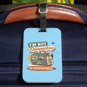 Lustiger Retro-Gepäckanhänger Vintage-Reisetasch Gepäckanhänger