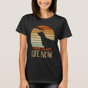 Lustiger Retro Labrador Retriever Hundebesitzer T-Shirt