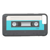 Lustiger Retro Musik-Kassette iPhone 7 Fall Case-Mate iPhone Hülle (Rückseite (Horizontal))
