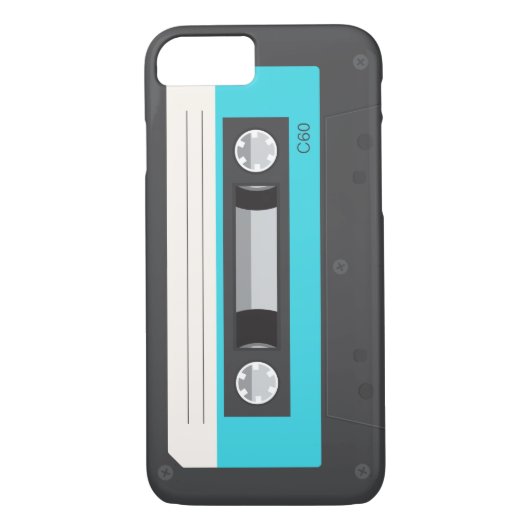 Lustiger Retro Musik-Kassette iPhone 7 Fall Case-Mate iPhone Hülle (Rückseite)