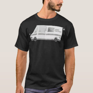 Lustiger Retro-Postwagen-Design für einen pensioni T-Shirt