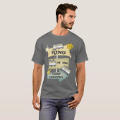 Lustiger Retro RV-Camper/Anhänger-T - Shirt (Vorne ganz)