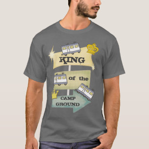 Lustiger Retro RV-Camper/Anhänger-T - Shirt