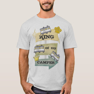 Lustiger Retro RV-Camper/Anhänger-T - Shirt