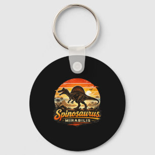 Lustiger Retro-Spinosaurus-Dinosaurier Spinosaurus Schlüsselanhänger