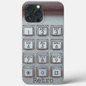 Lustiger Retro-Telefonautomat Case-Mate iPhone Hülle (Rückseite)