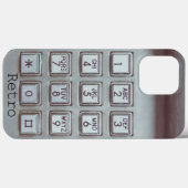 Lustiger Retro-Telefonautomat Case-Mate iPhone Hülle (Rückseite (Horizontal))