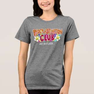 Lustiger Retro-Verschiebungsclub Regenbogen Tri-Blend Shirt