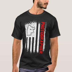 Lustiger Retro Vintage-Fotografie-Liebhaber Amerik T-Shirt