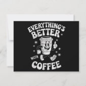 Lustiger Retro Vintage Kaffee Männer oder Frauen K (Rückseite)