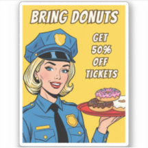 Lustiger Retro-Vintage-Polizist-Humor Pop-Art-Comi