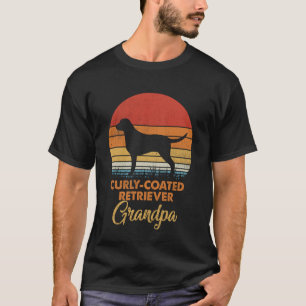 Lustiger Retro Vintage Sonnenuntergang Cobberhund  T-Shirt