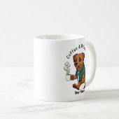 Lustiger Rhodesian Ridgeback Geschäftsanzug Kaffee Kaffeetasse (VorderseiteRechts)