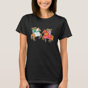 Lustiger Ritter Mittelalterliches Turnier Ren Fair T-Shirt