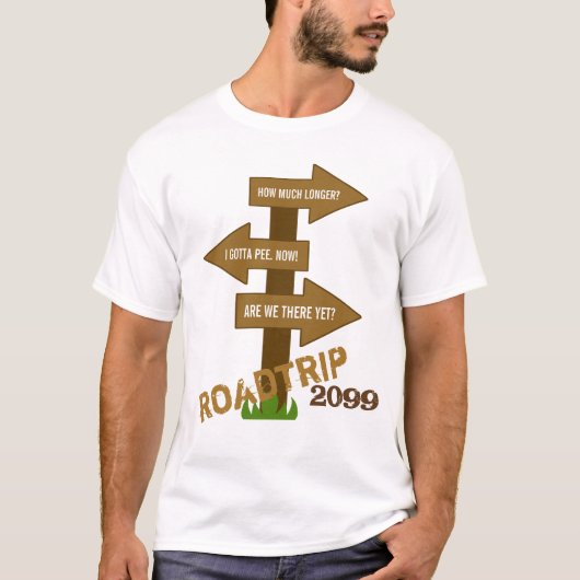 Lustiger Roadtrip kundengerechter T - Shirt (Vorderseite)