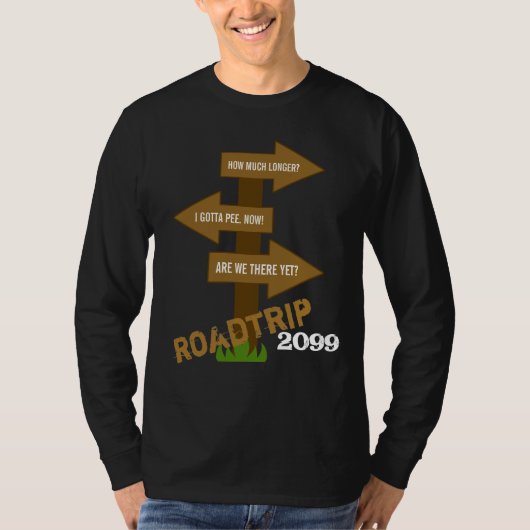 Lustiger Roadtrip kundengerechter T - Shirt (Vorderseite)