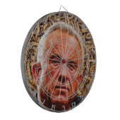 Lustiger Robert F. Kennedy Jr. mit rotem Gesicht & Dartscheibe (Vorderseite Links)
