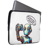 lustiger Roboter, künstliche Intelligenz, Geek, Ne Laptopschutzhülle (Vorne Rechts)