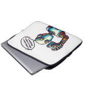 lustiger Roboter, künstliche Intelligenz, Geek, Ne Laptopschutzhülle (Vorne Knopf)