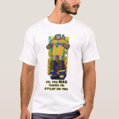 Lustiger Roboter T-Shirt (Vorderseite)