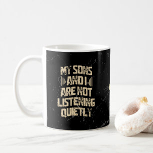 Lustiger Rock-Mutter-Geschenk von Sohn Vatertagsge Kaffeetasse