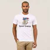 Lustiger Rocket-Wissenschaftler-T - Shirt (Vorne ganz)