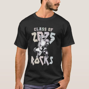 Lustiger Rockstar ABITURIERTENKLASSE 2025 ROCKT Ab T-Shirt