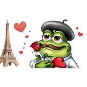 lustiger romantischer Franzosen für Valentinstag Kaffeetasse