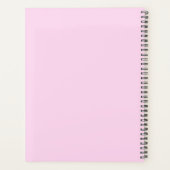 Lustiger rosa Hardcover-Planer für Überdenker  Planer (Rückseite)