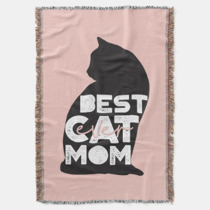 Lustiger Rosa Muttertag Beste Katzenmutter überhau Decke