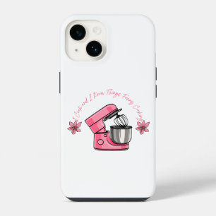 Lustiger rosa Standmixer-Küchen-Spruch Backkunst iPhone 14 Hülle