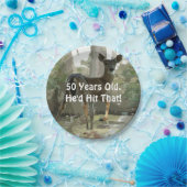 Lustiger Rotwild-Jagd-Spaß-Teller Pappteller (Party)