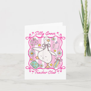 Lustiger Rückkehr-zur-Schule Dummer Gans Lehrer Cl Karte