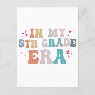 Lustiger Rückkehr zur Schule In meiner 5. Klasse Ä Postkarte